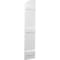 Ekena Millwork Americraft 3-Board (3 Batten) Wood Joined Board-n-Batten Shutters w/Ellipt Top, ARW401BE311X77WHH, PR ARW401BE311X77WHH - alternate 2